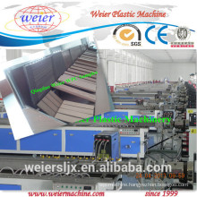 production line for manufacturing wood plastic hollow board extrusion line